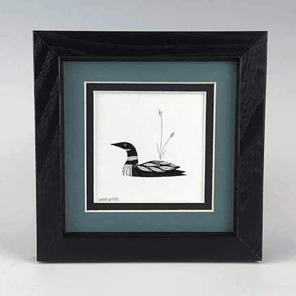 Framed Quilling: Loon
