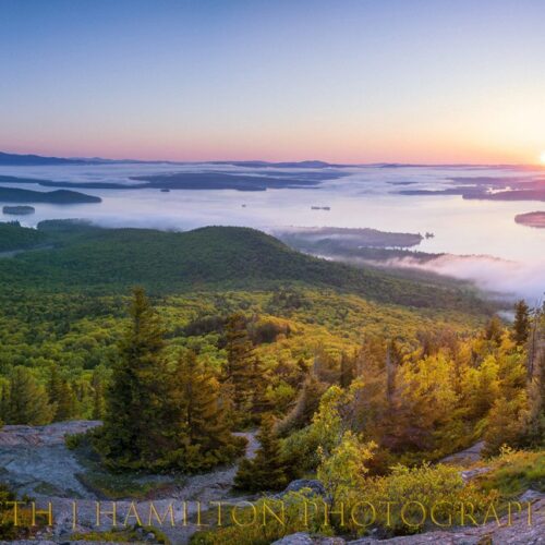 Sunrise from Mt. Major