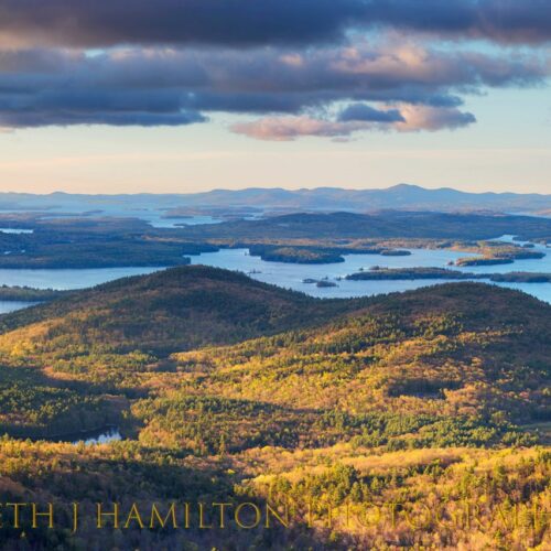 Squam Lake from Mt. Percival #1