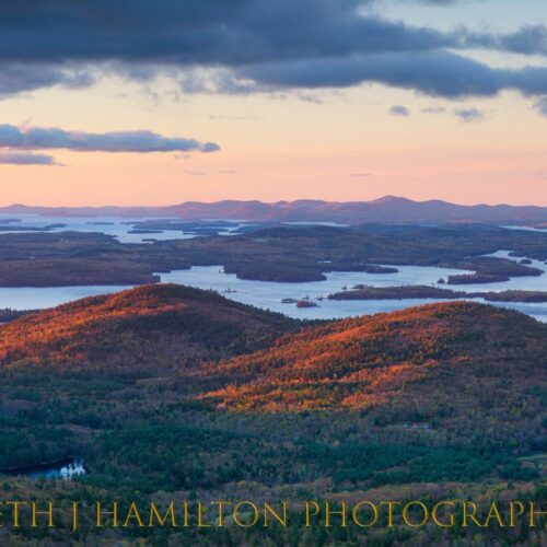 Squam Lake from Mt. Percival #2