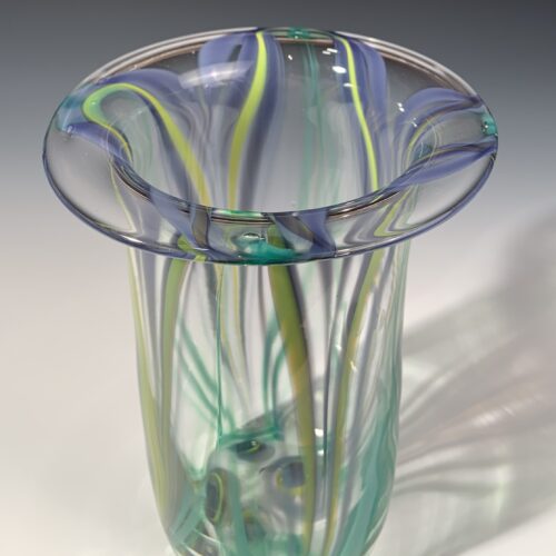 Alternative view of Glass Iris Vase