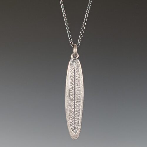 Alternative view of Rosemary Leaf Pendant