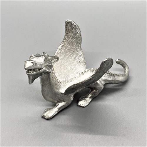 Pewter Winged Dragon