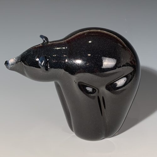 Alternative view of Glass Black Bear