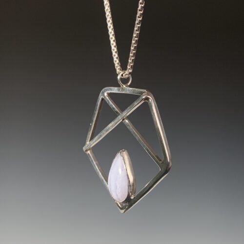 Alternative view of Blue Lace Agate Pendant