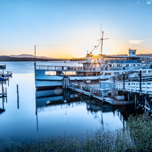 Mount Washington Boat Sunrise