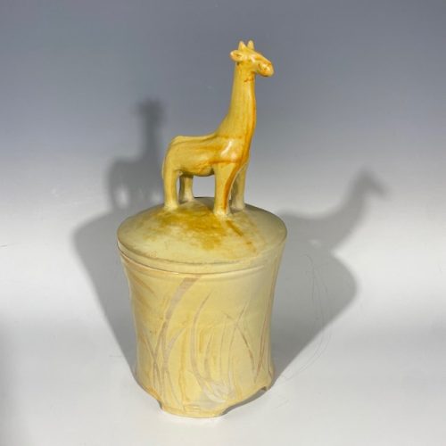 Ceramic Giraffe Jar