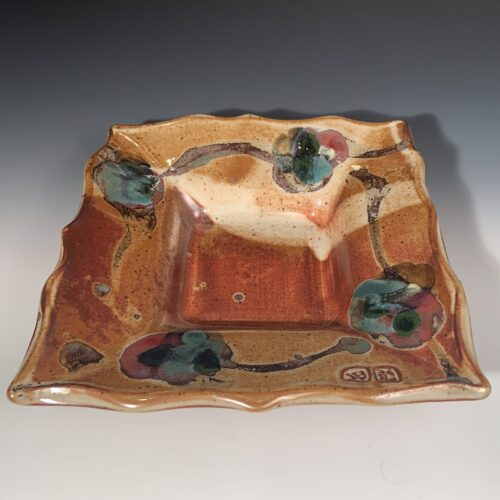 Alternative view of Cut-Edge Shino Platter