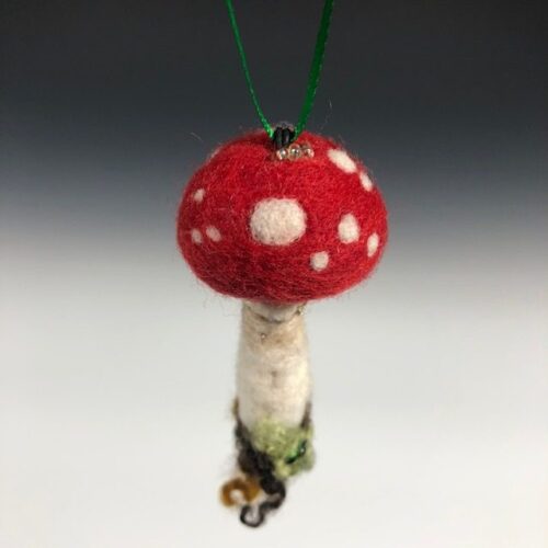 Alternative view of Mushroom Ornament