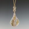 Sterling and 24K Gold Pendant