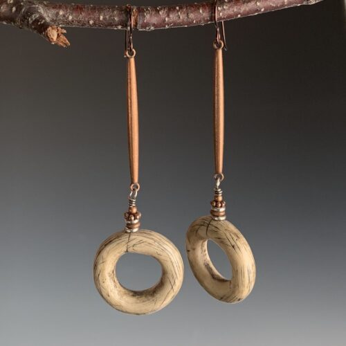 Dangling Hoop Earrings