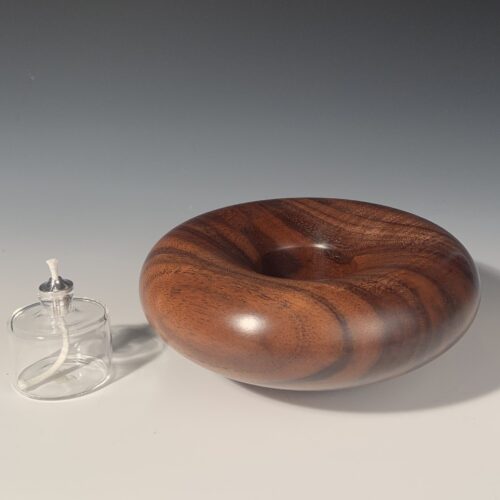 Alternative view of Dancing Oil Lamp - Walnut