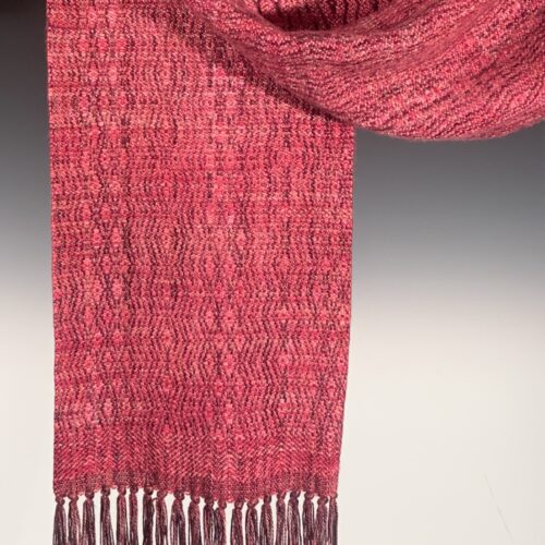 Alternative view of Ruby Toned Bamboo Scarf