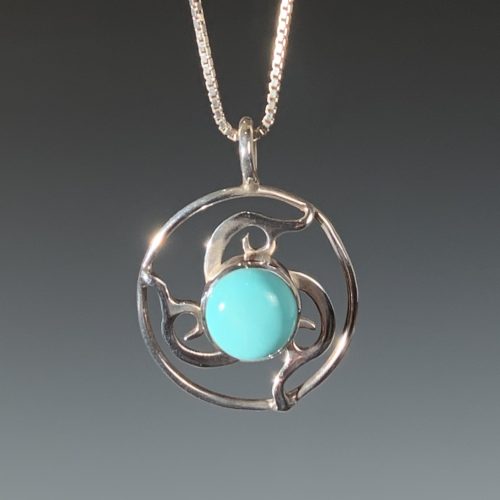 Celtic Design Turquoise Pendant