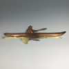 Copper Kayaker Wall Art