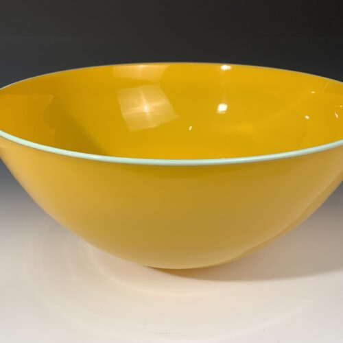 Alternative view of Large Handblown Glass Bowl