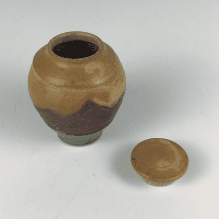 Alternative view of Mountain Covered Jar