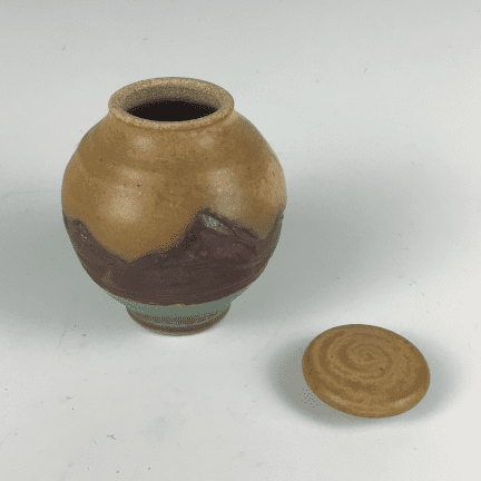 Alternative view of Small Mountain Covered Jar