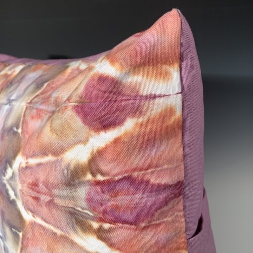 Alternative view of Raspberry and Cream 22" Pillow