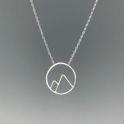 Alternative view of Mountain Pendant Necklace