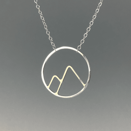 Mountain Pendant Necklace