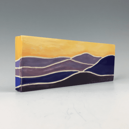 Alternative view of "White Mountains" Tile