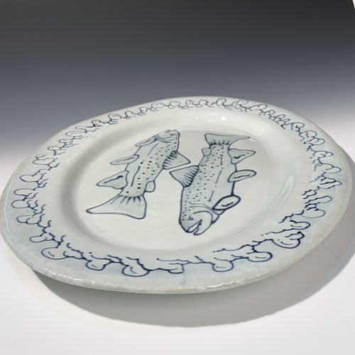 Alternative view of Large Oval Fish Platter