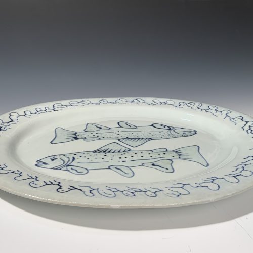 Large Oval Fish Platter - Image 3