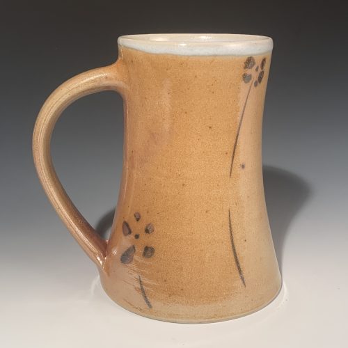 Large Tankard with Flowers