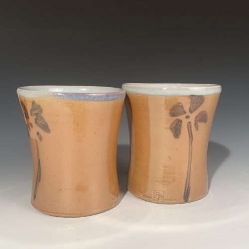 Pair of Flower Tumblers
