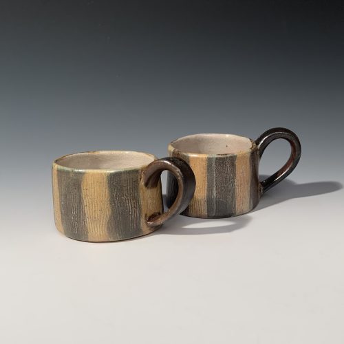 Pair of Woodfired Espresso Cups