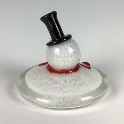 Alternative view of Glass Melted Snowman