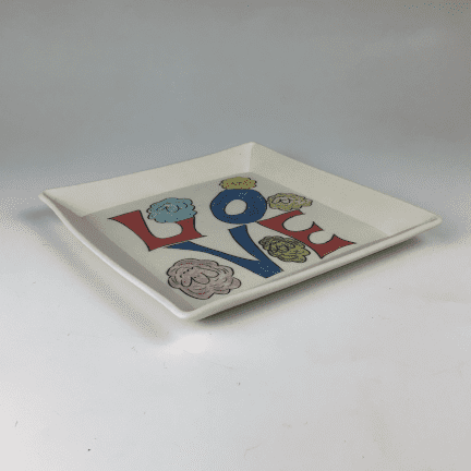 Alternative view of Love Plate