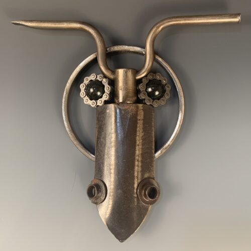 Scrap Metal Wall Sculpture