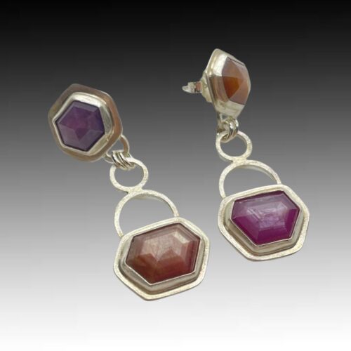 Alternative view of Sapphire Earrings