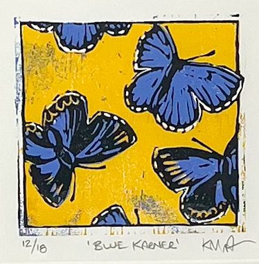 Alternative view of Blue Karner Butterfly