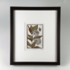 "Milkweed" Framed Woodblock Print