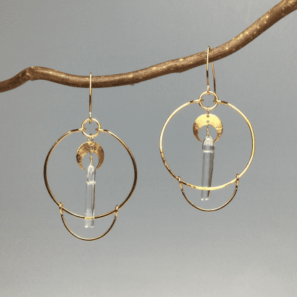 Celestial Hoop Earrings