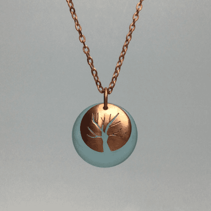 Copper Tree of Life Pendant