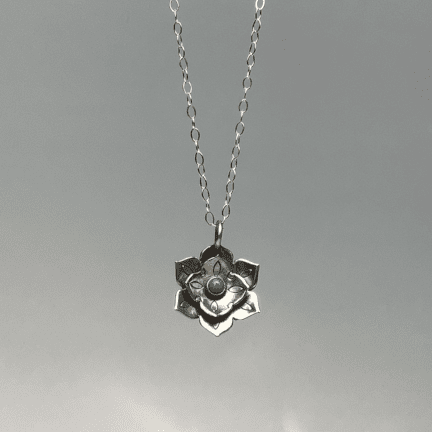 Alternative view of Lotus Mandala Pendant