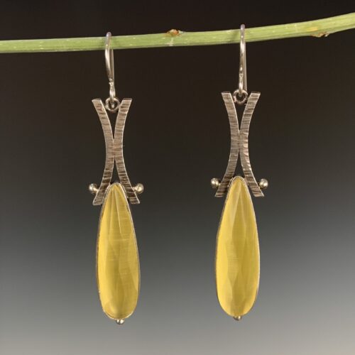 Yellow Mona Lisa Earrings