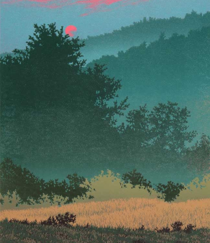 "Kissed By The Sun" Serigraph Print