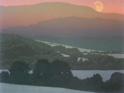 "Summer Moon" Serigraph Print