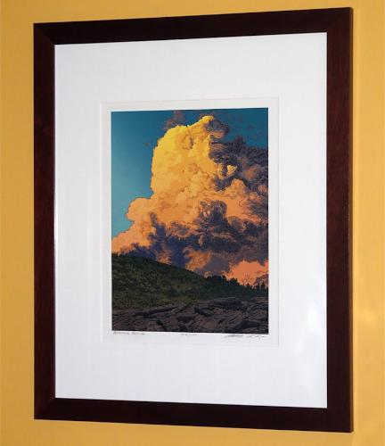 Alternative view of "Last Light" Serigraph Print