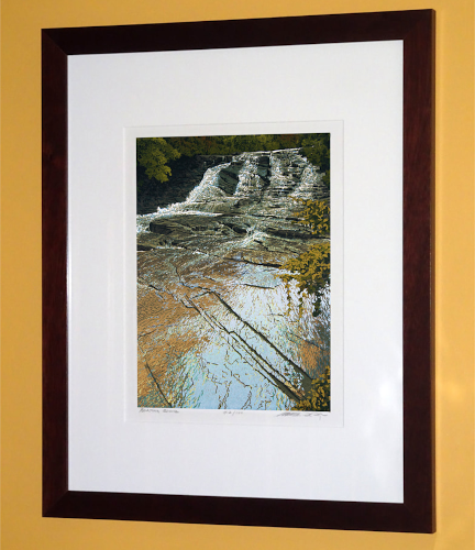 Alternative view of "Late Summer Falls" Serigraph Print