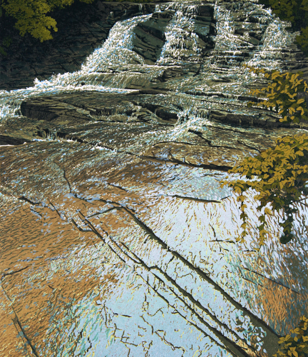 "Late Summer Falls" Serigraph Print