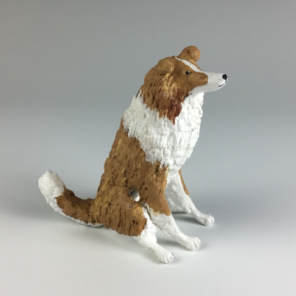 Alternative view of Paper Mache Collie