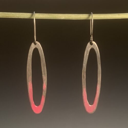 "Graffiti" Oval Hoops