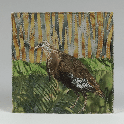 Alternative view of Fabric Collage - "Young Turkey"