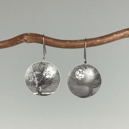 Winter Tree Earrings